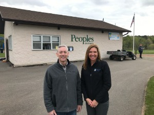 Scott Cattanach and Jamie Polley at Peoples Sports Complex