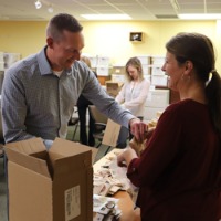 PSB employees pack hunger kits for United Way