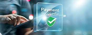 electronic banking payment successful