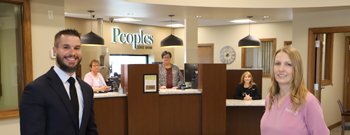 Marathon branch remodel with employees