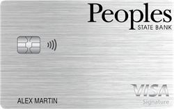 Peoples branded credit card for personal use