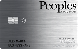 Peoples branded credit card for businesses